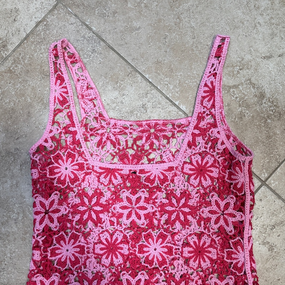 ZARA crochet floral cover up - Picture 6 of 6